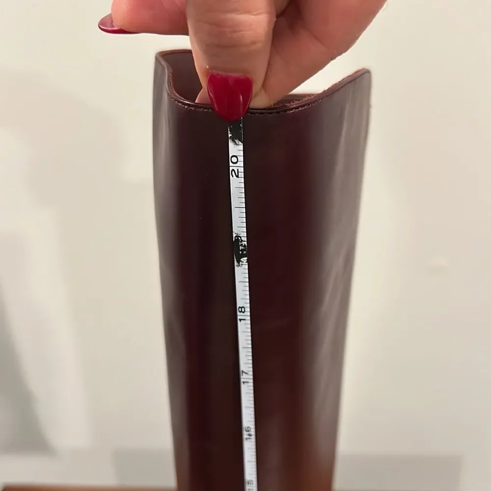 Jimmy Choo Boots Karter 85 Burgundy - Picture 7 of 7
